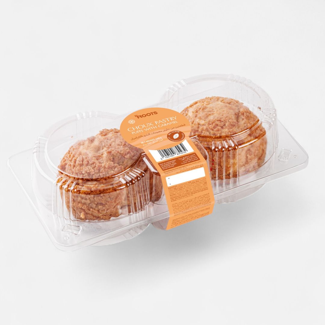 Roots Choux Pastry Puffs with Caramel Frozen 2 Pcs 160g