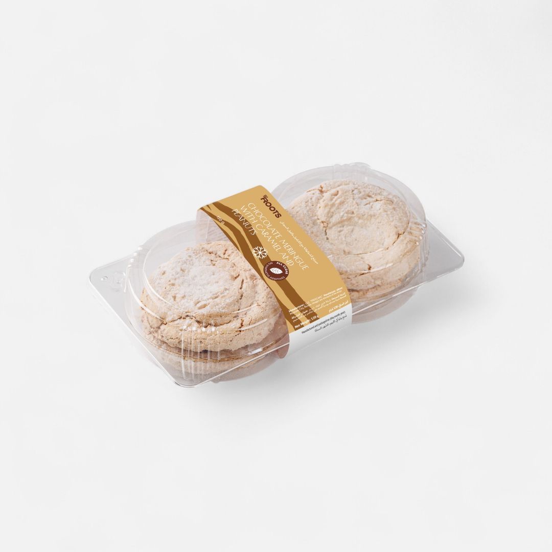 Roots Chocolate Meringue with Caramel & Peanuts Frozen 120g
