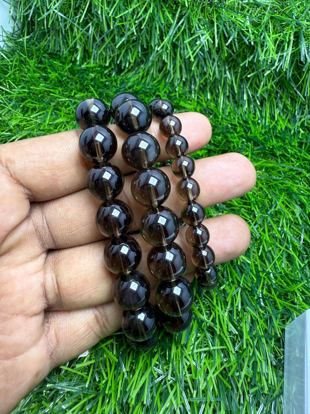 Natural smoky quartz bracelet 