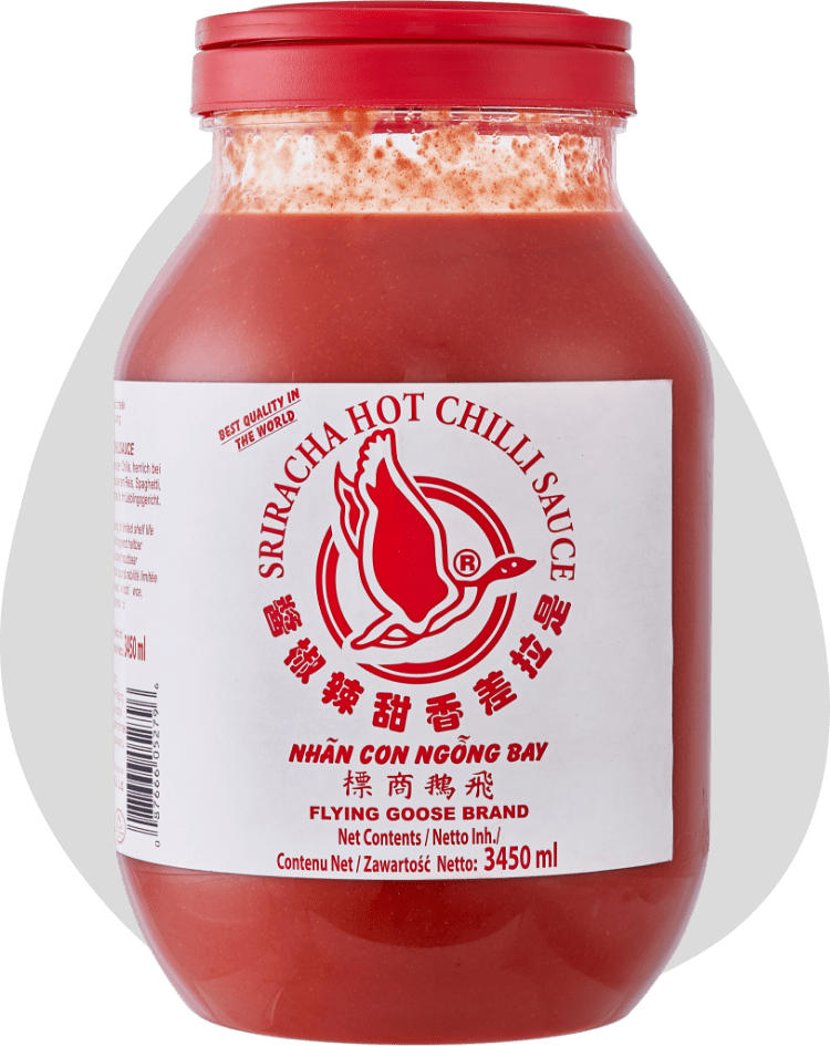 FLYING GOOSE SRIRACHA CHILLI SAUCE 4X3450 Milliliter (ml)