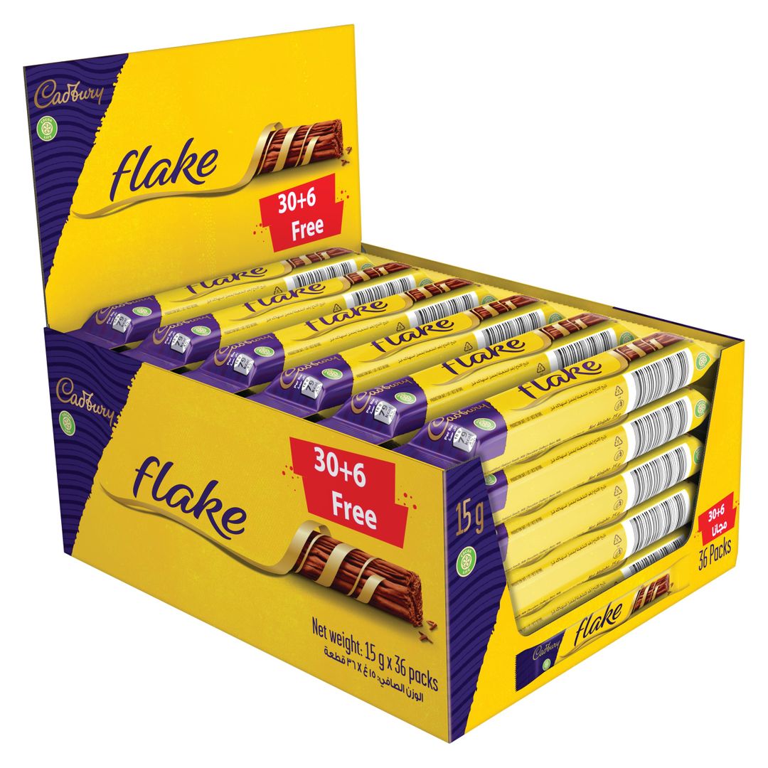 CADBURY'S FLAKES CHOCOLATE 4X36 Piece (Pc)
