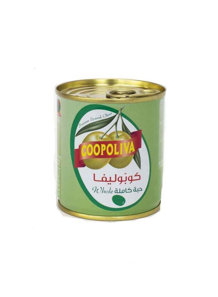 COOPOLIVA GREEN OLIVES PITTED 6X1200GM