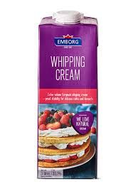 EMBORG COOKING & WHIPPING CREAM 12X1 Liter (l)