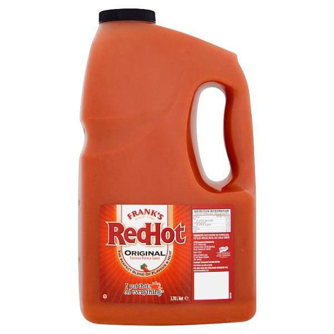 FRANK'S REDHOT ORIGINAL CAYENNE PEPPER SAUCE 4X3.78 Liter (l)