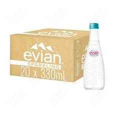 EVIAN STILL WATER GLASS 20X330 ml