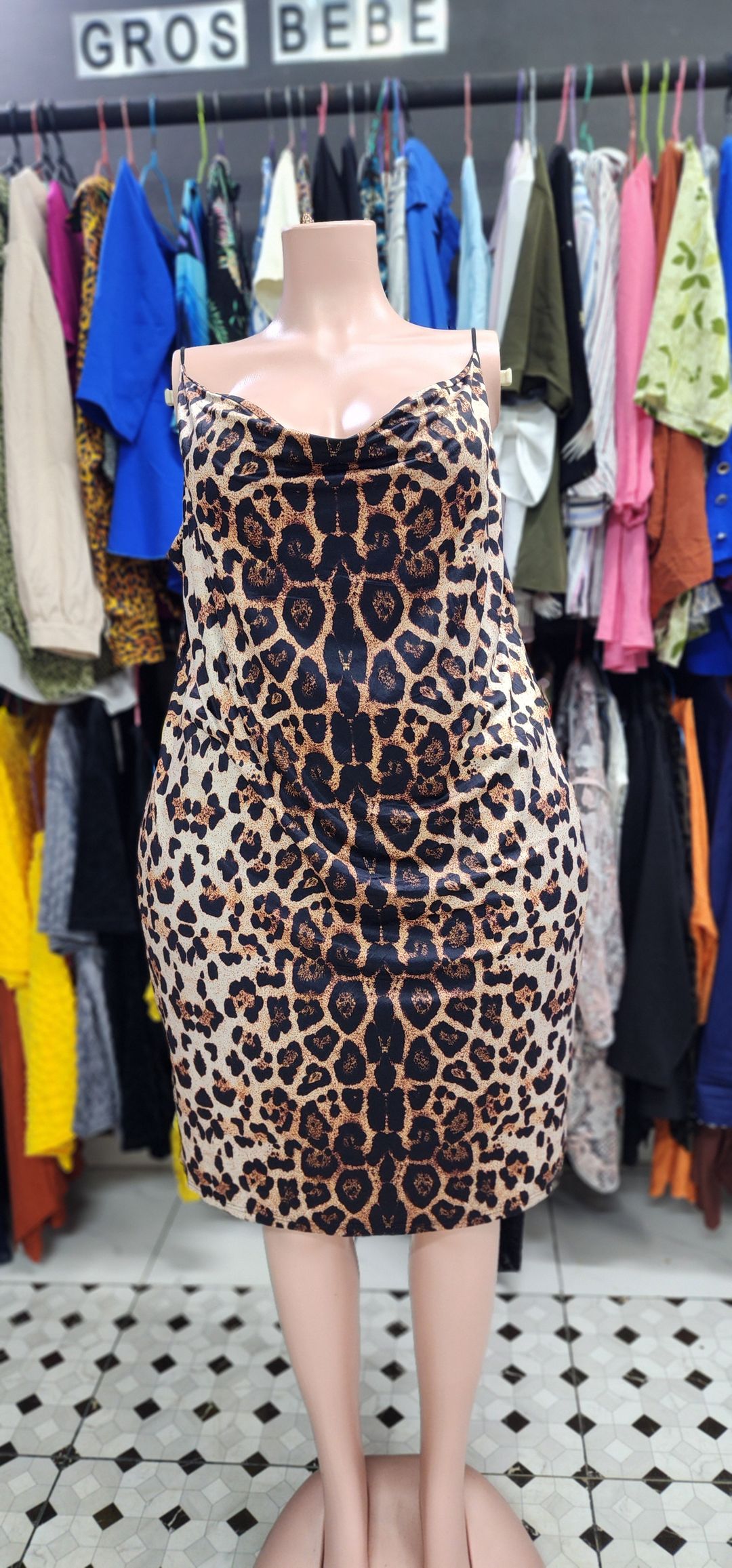 Dinner/ Cocktail Tiger Print Dress (50/52)