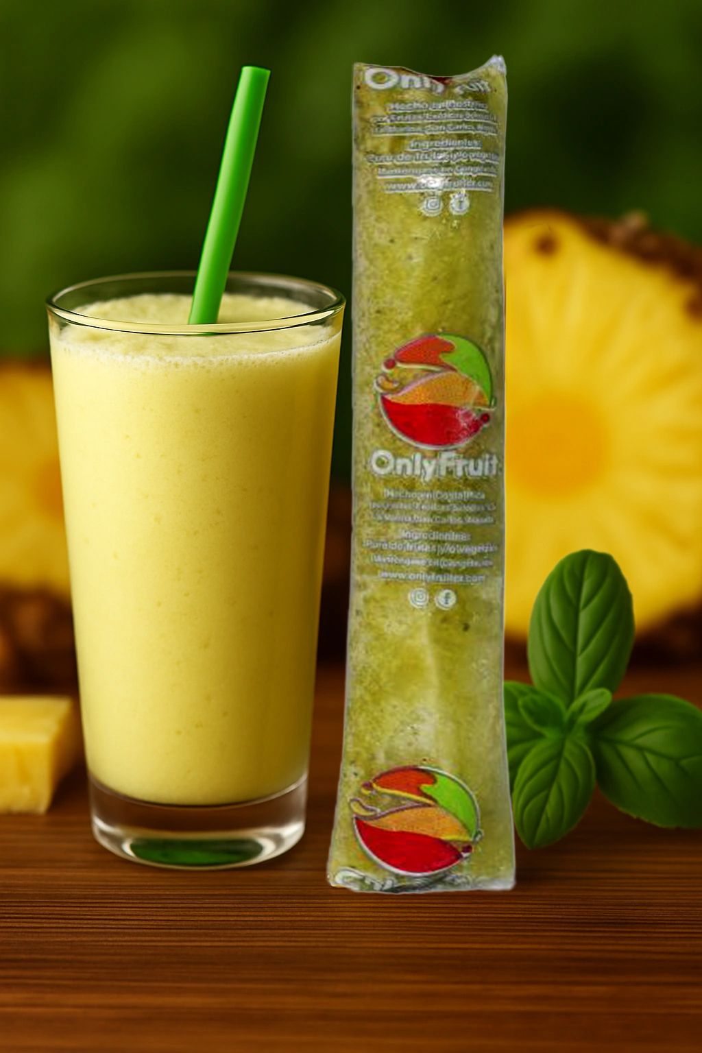 Batidos de Piña Albahaca 💯 Naturales