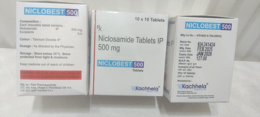 Niclosamide 500mg tablets