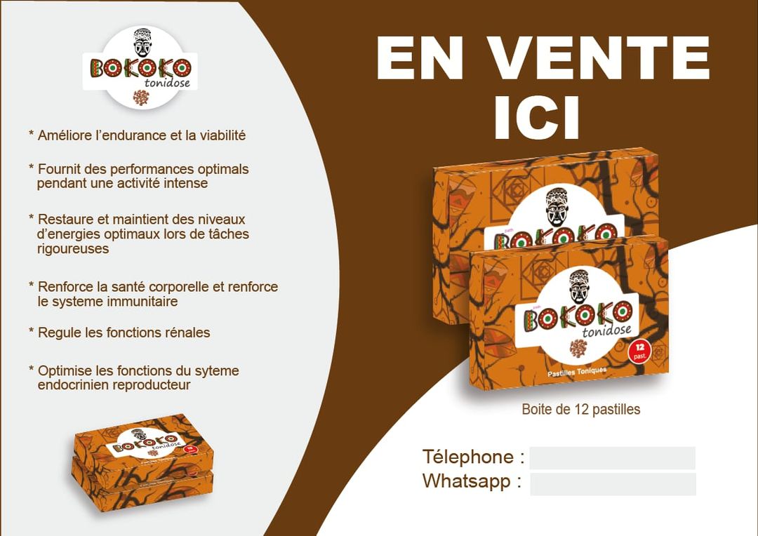 BOKOKO TONIDOSE BOITE DE 12 PASTILLES