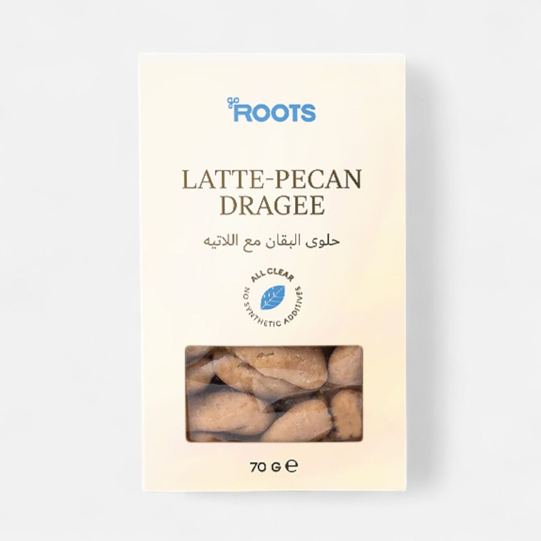 Roots Latte-Pecan Dragee 70g