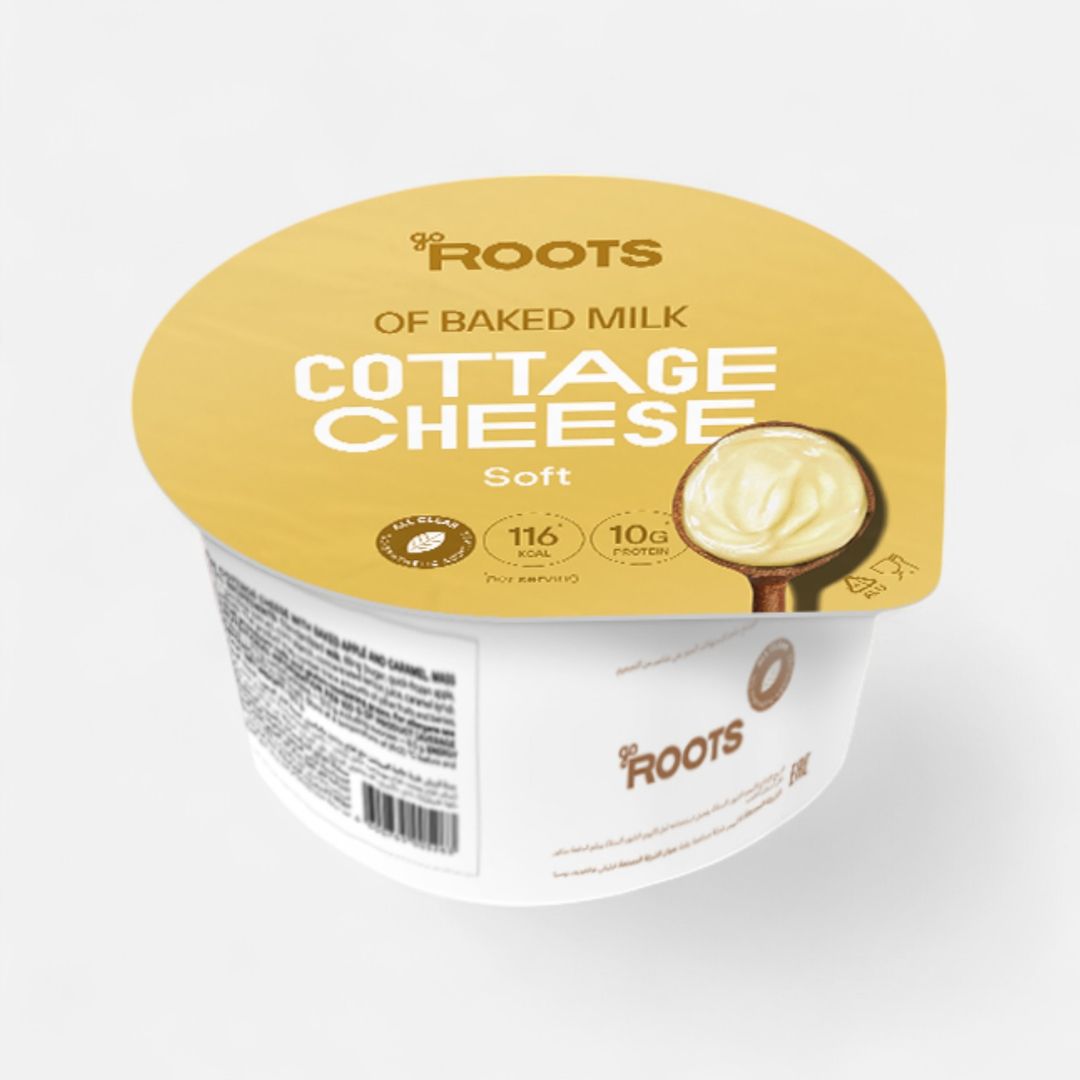 Roots Soft Cottage Cheese Made From Baked Milk 130g