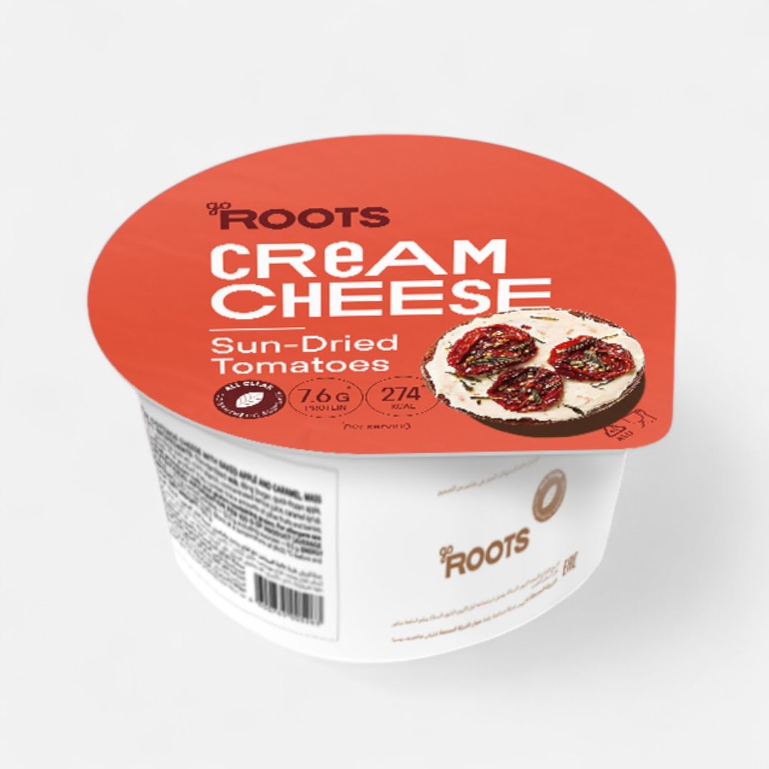 Roots Cream Cheese with Sun-Dried Tomatoes 140g