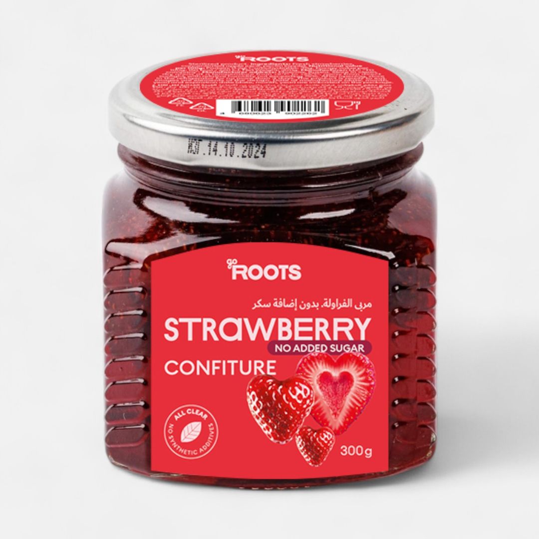 Roots Strawberry Confiture No Added Sugar 300g