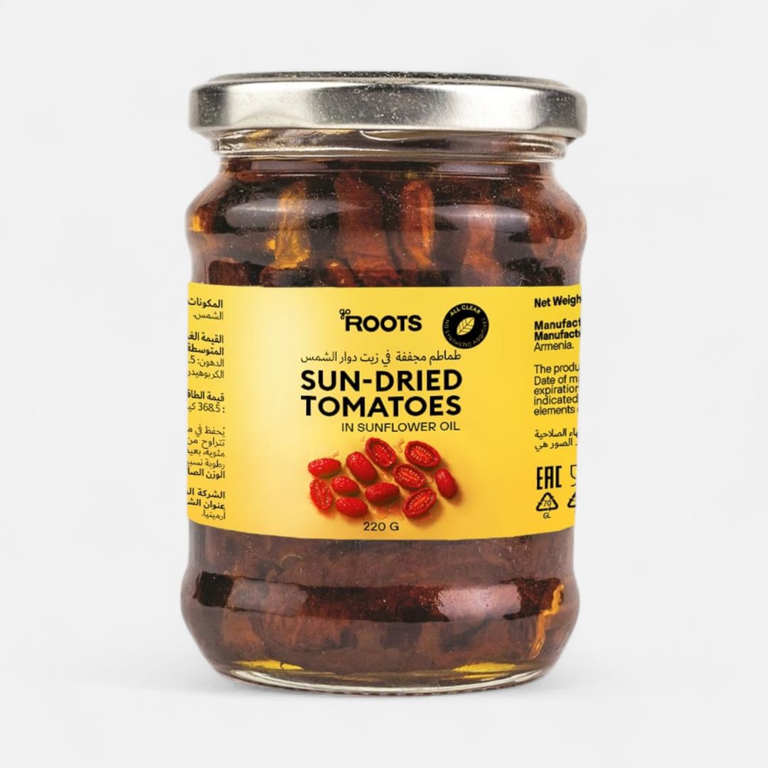 Roots Sun-Dried Tomatoes In Sunflower Oil 220g