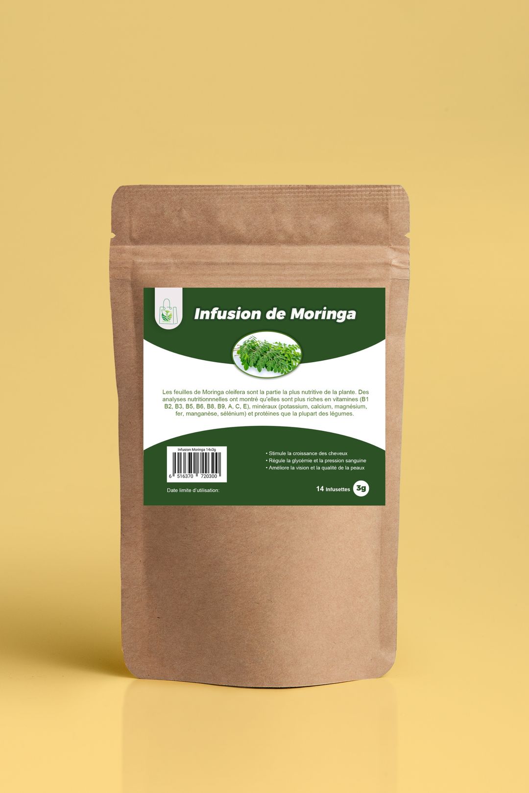 INFUSION NATUREO MORINGA PACK DE 14 INFUSETTES