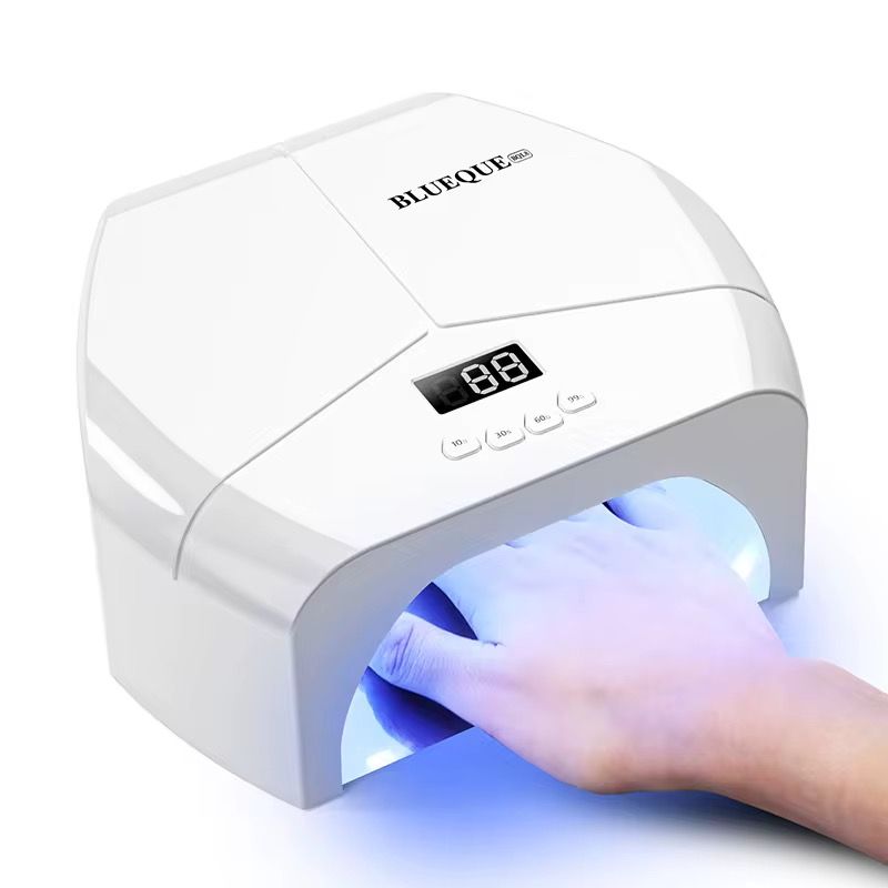 Professional UV LED Nail Lamp - Nail Dryer With 72 Beads, 4 Timers, Auto Sensor, Ideal For Gel Polish Curing, Home & Salon.