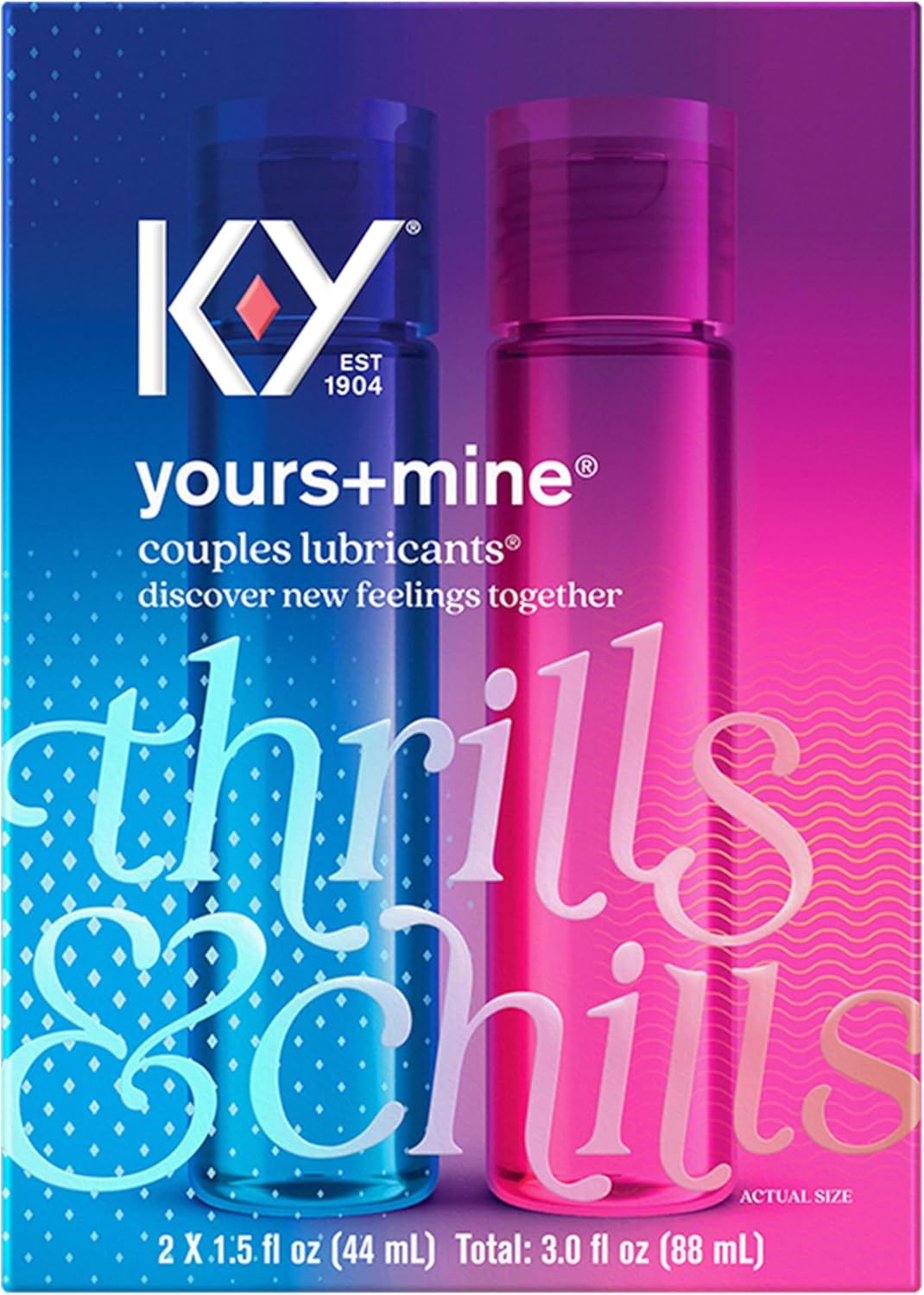K-Y YOURS + MINE PAREJAS LUBRICANTE PERSONAL