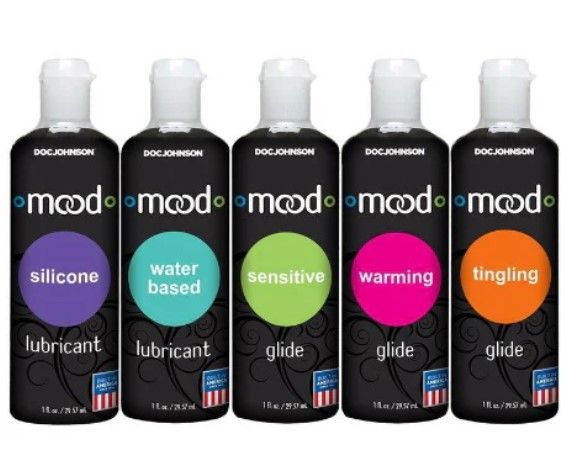 DOCJOHNSON MOOD PAQUETES PEQUEÑOS DE LUBRICANTES Y GEL ESTIMULANTE
