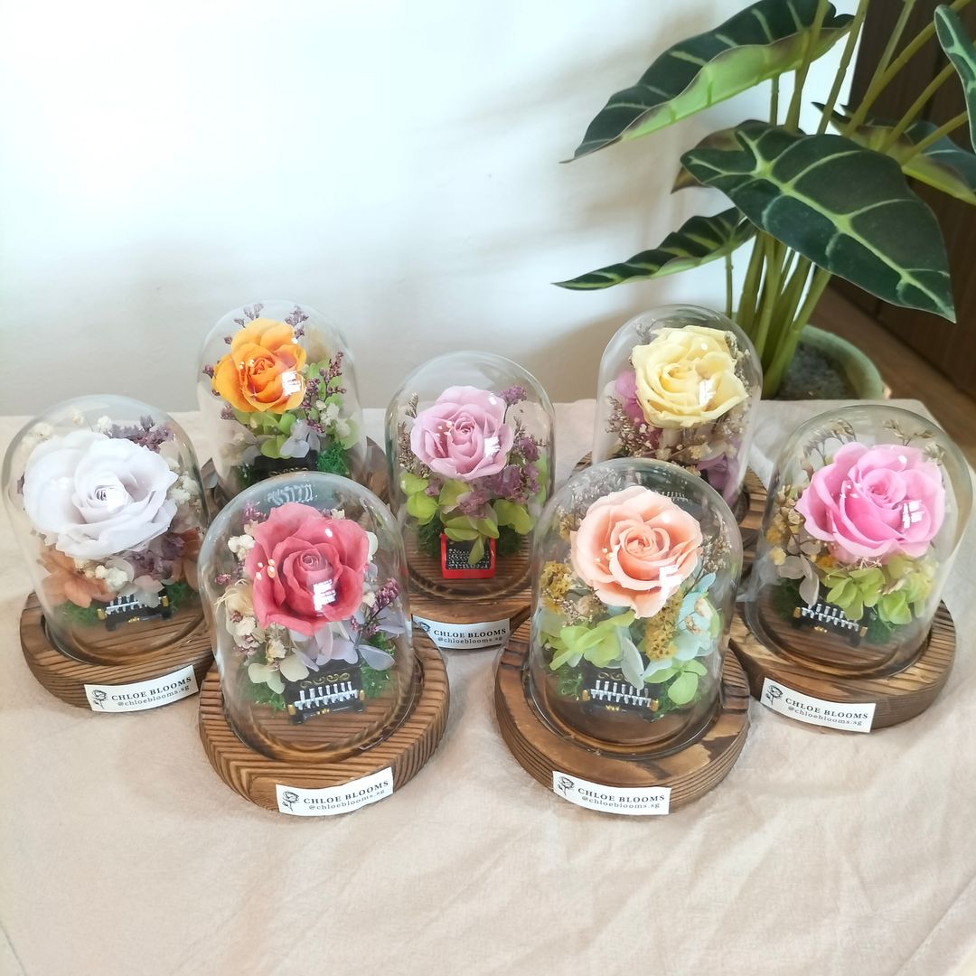 8cm Floral Domes *Signature*