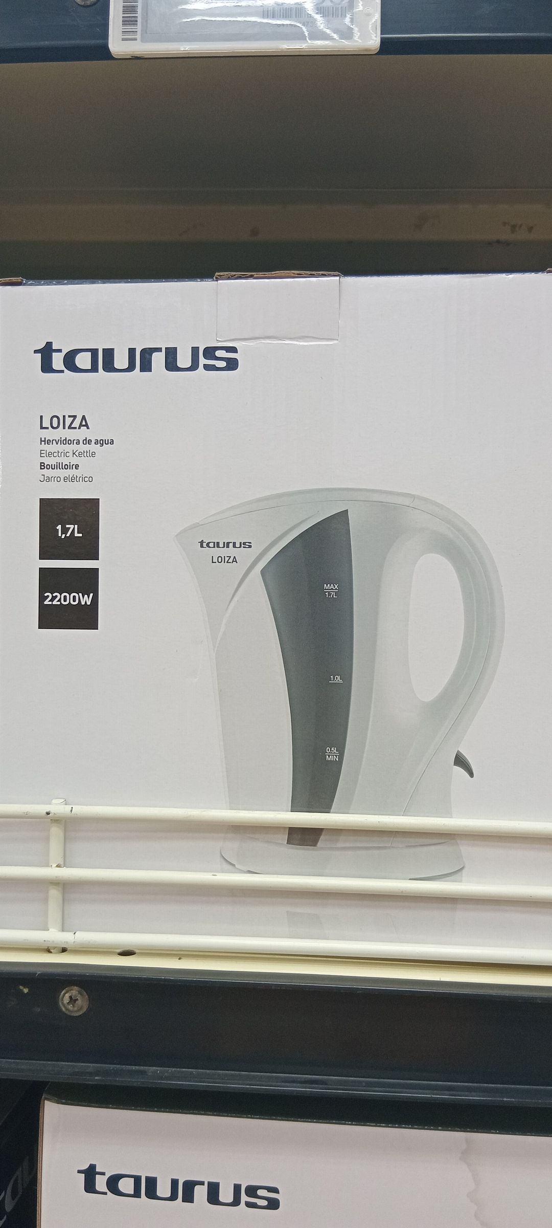 Taurus Kettle Loiza 2200W/1.7lt