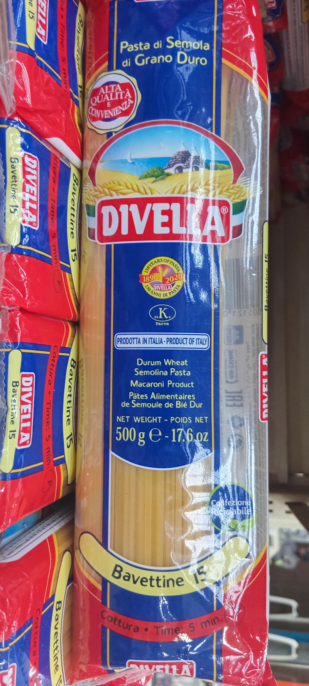 Divella bavettine N°15 500gr