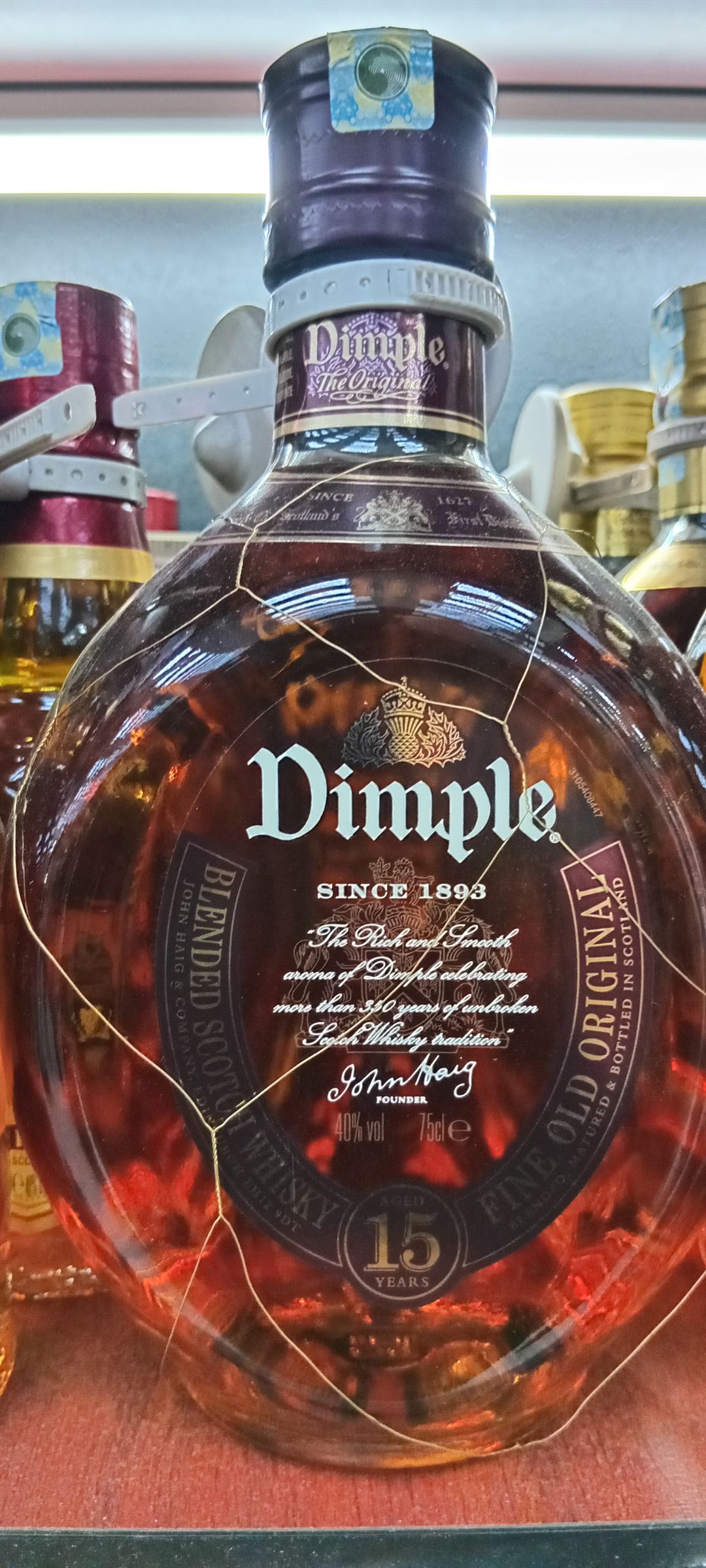 Dimple Blended Whisky 15yo 750ml