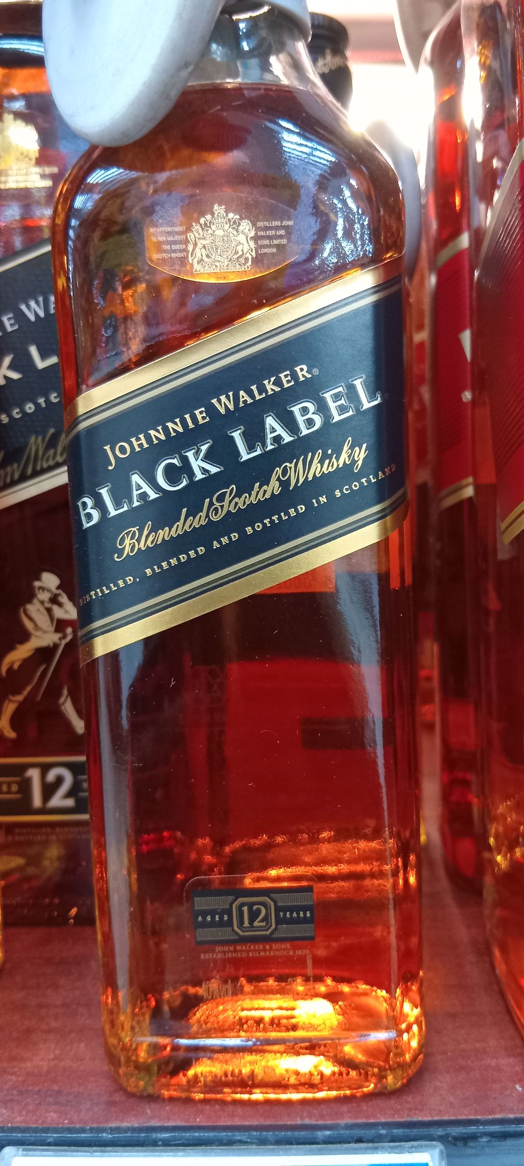 Johnnie Walker Black B. Whisky 375ml