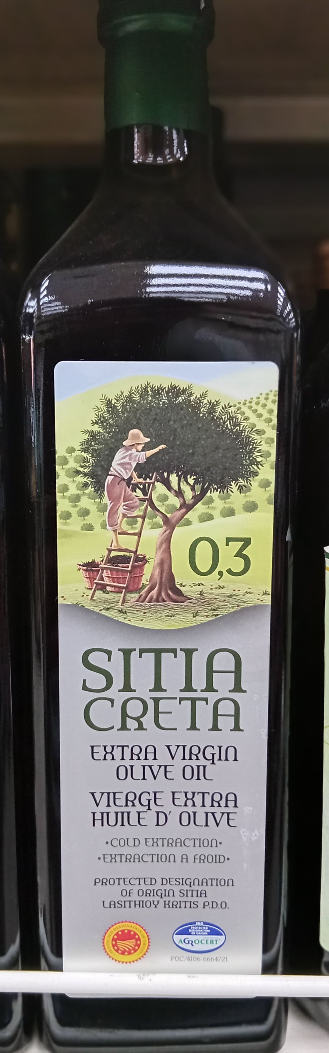 Sitia Creta Extra Vir. Ol. Oil 1 Lt