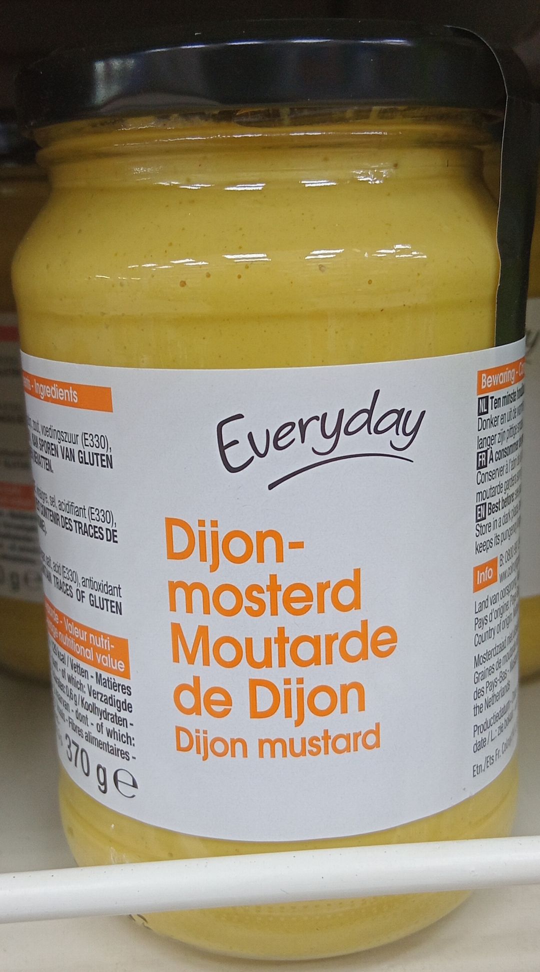 Everyd Moutarde De Dijon 370gr