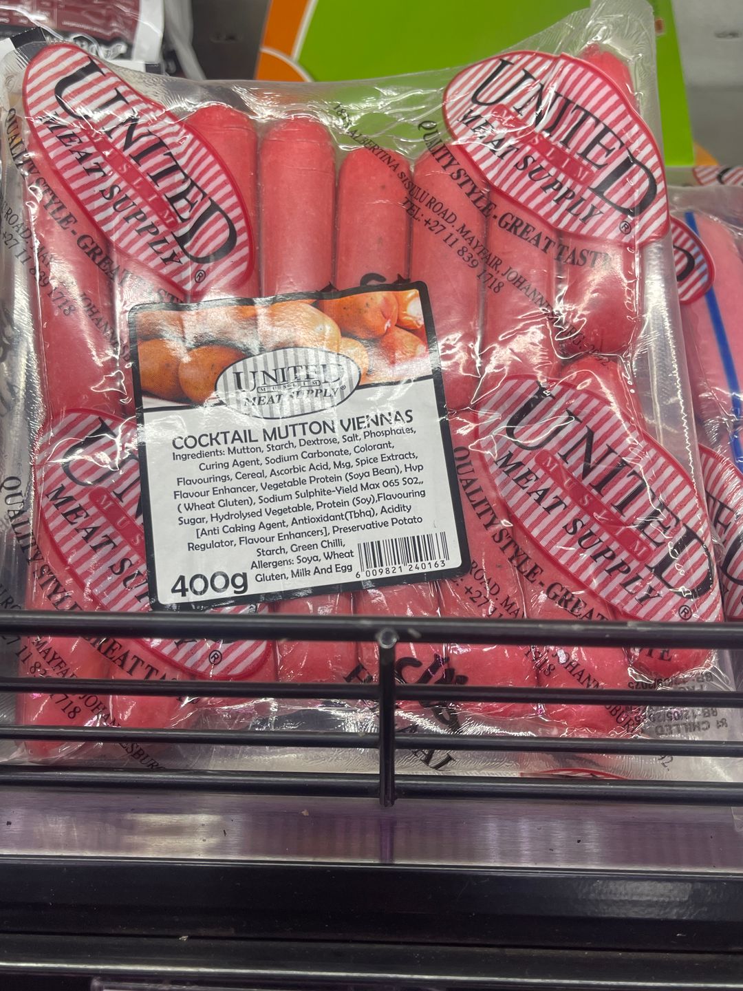 United Halaal Cockt. Mut. Vienna 400gr
