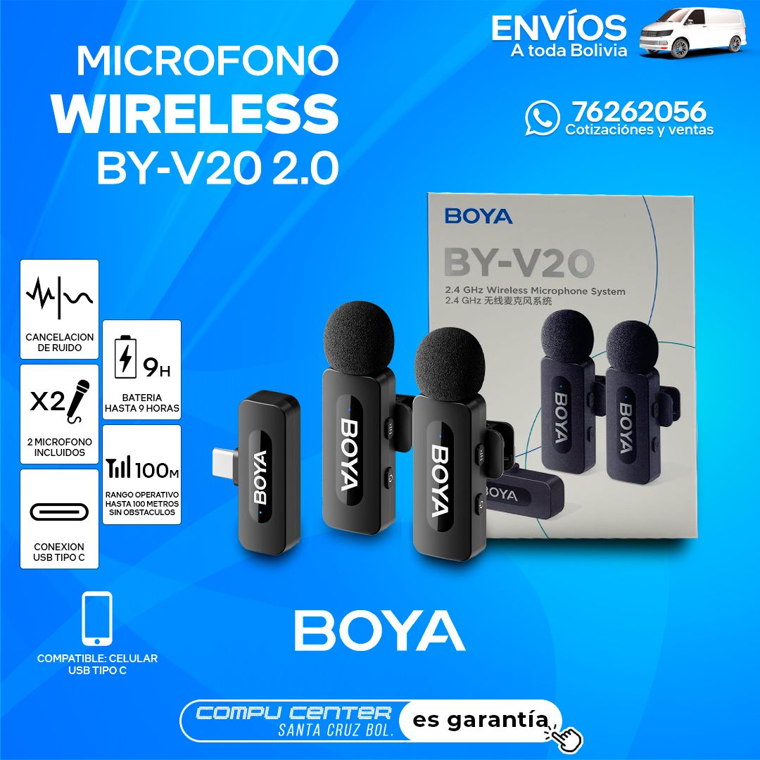 MICROFONO BOYA BY V-20 2.0