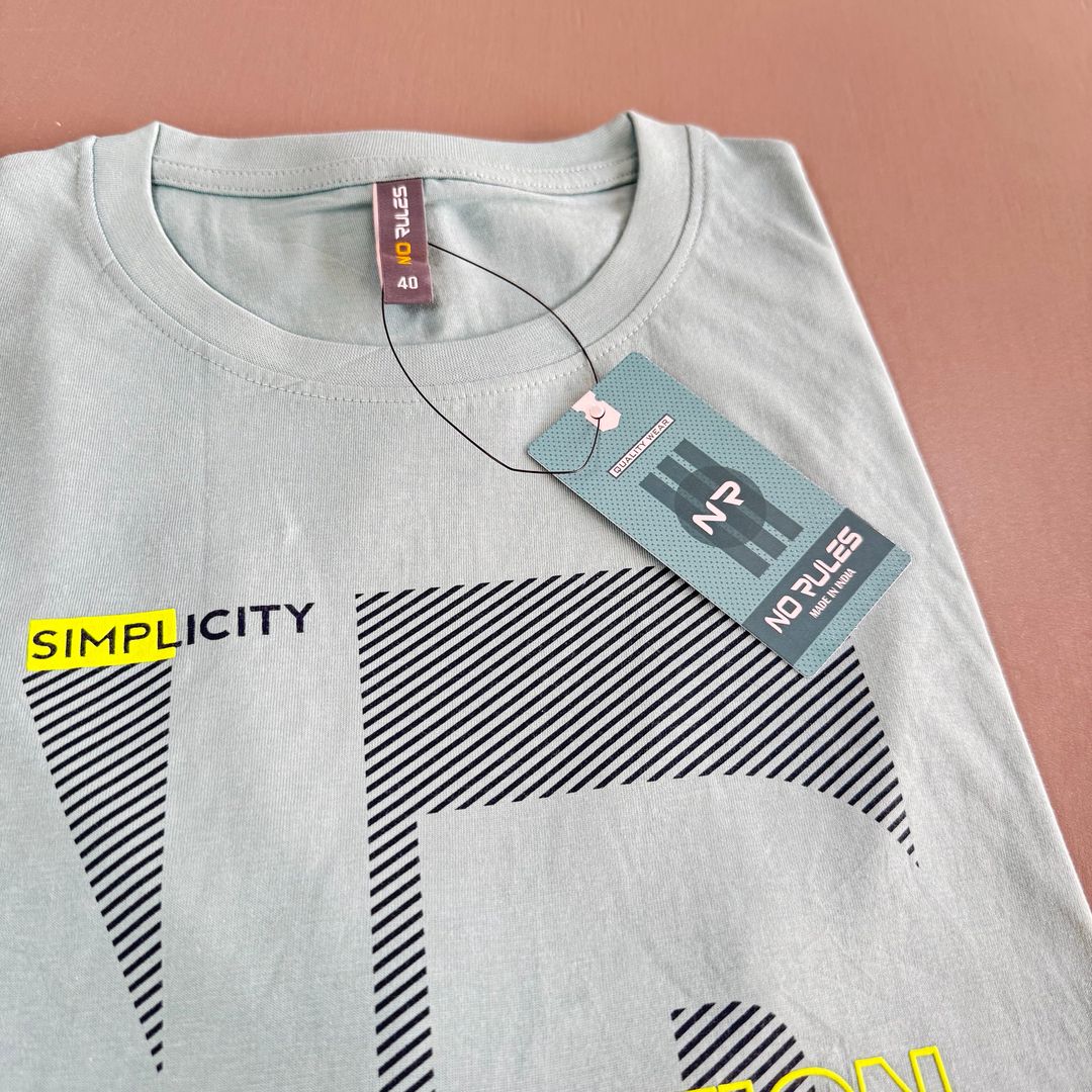 NO RULES T-SHIRTS - MINT GREEN 
