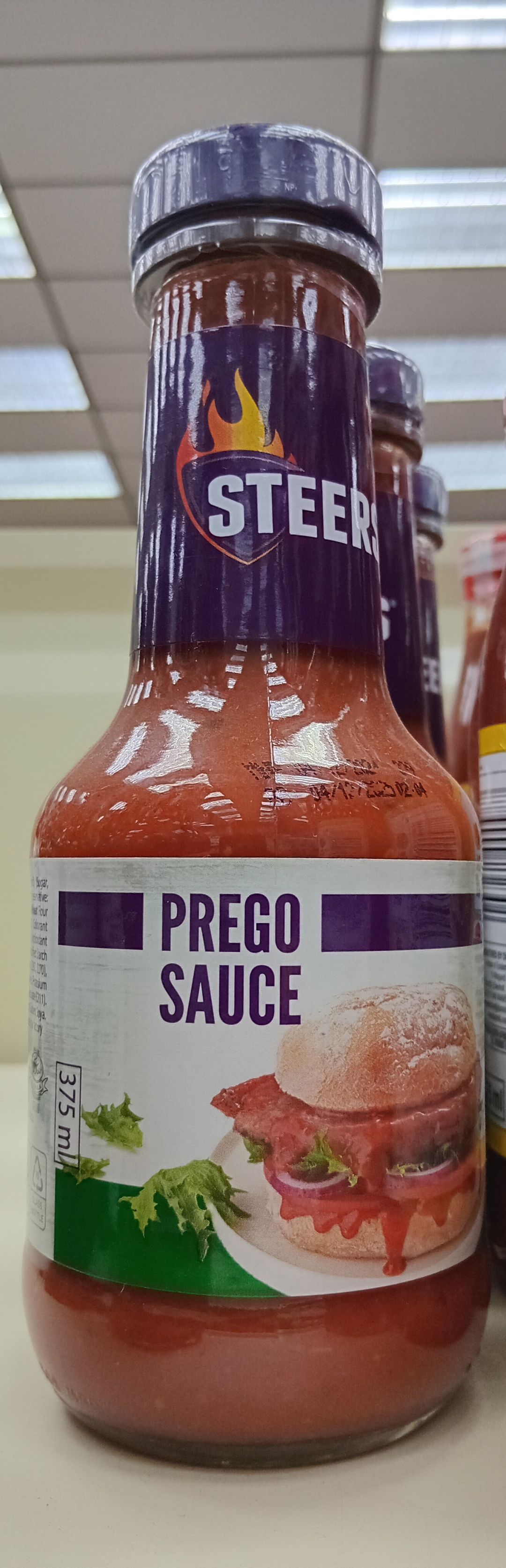Steers Sauce Hot Peri Peri 375ml