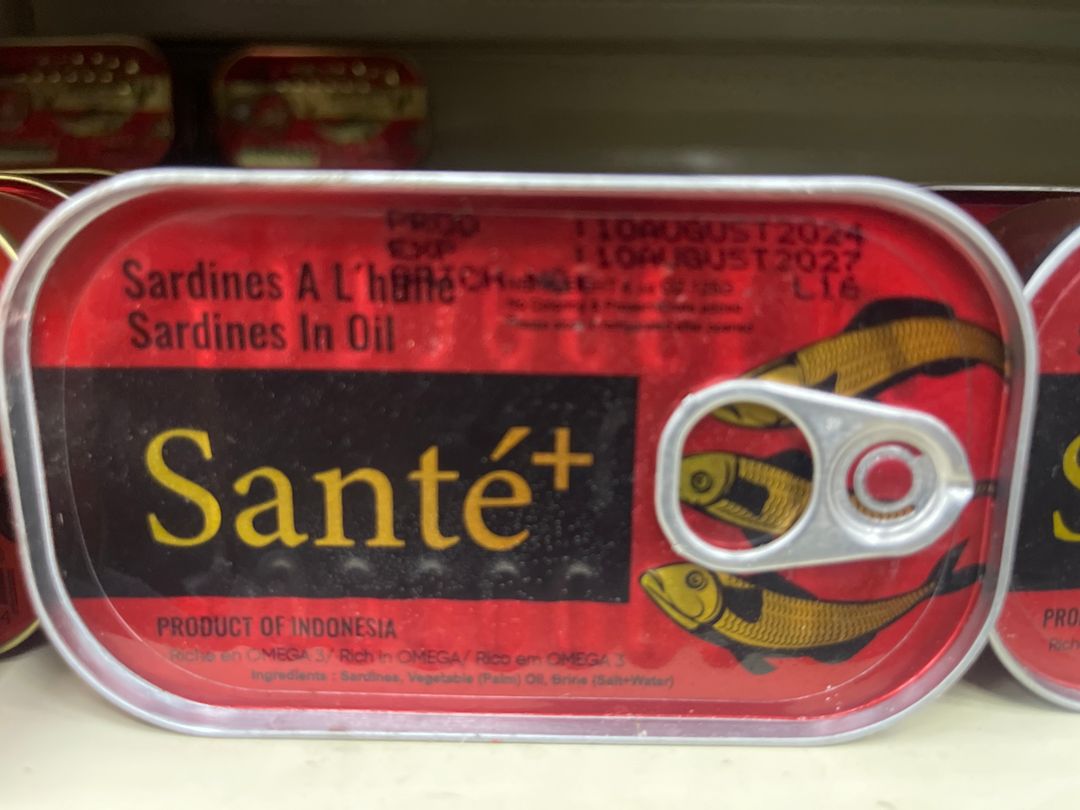 Sardines A Huile Sante+ 125gr