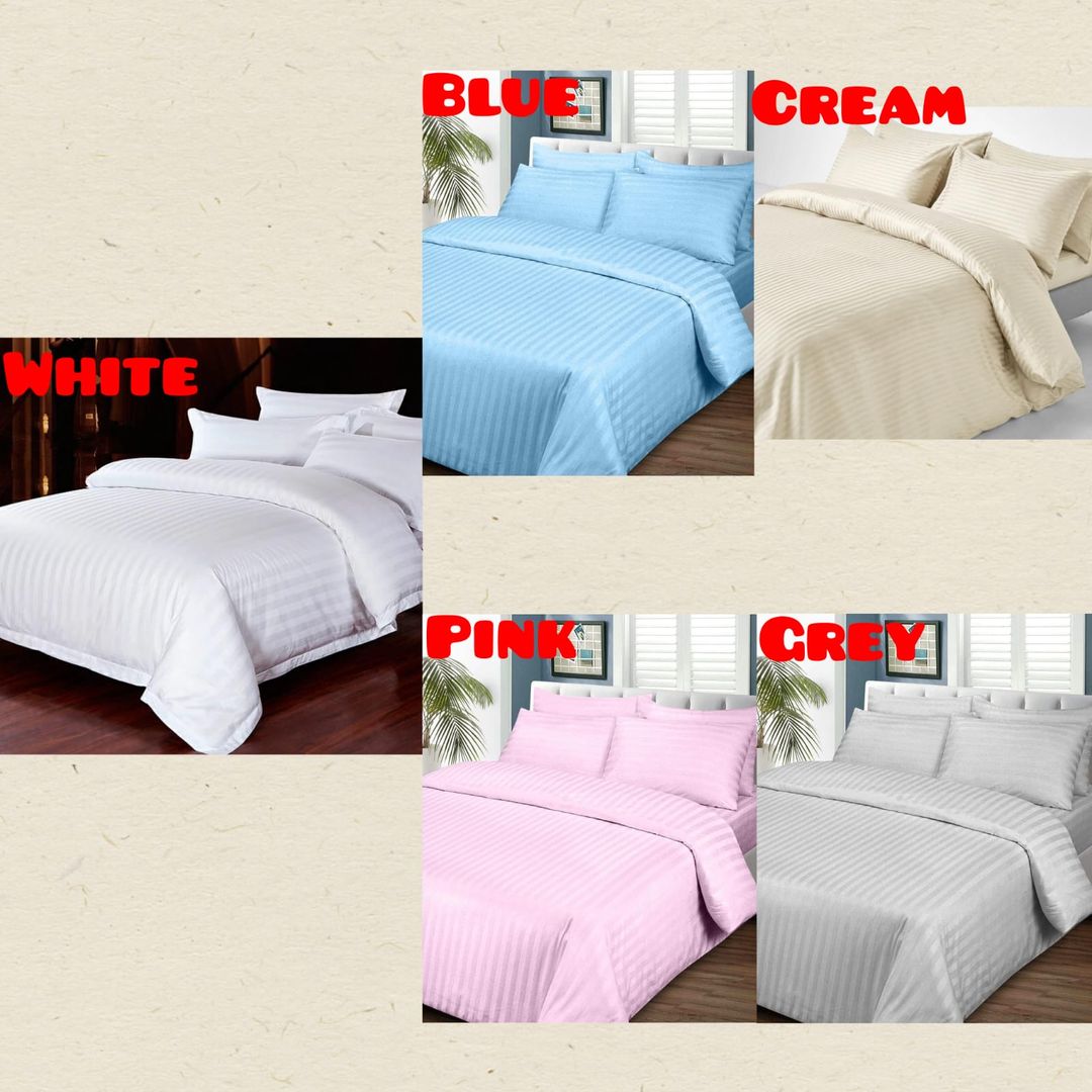 TC Striped 6*7 Duvet Cover Set (4pcs)
