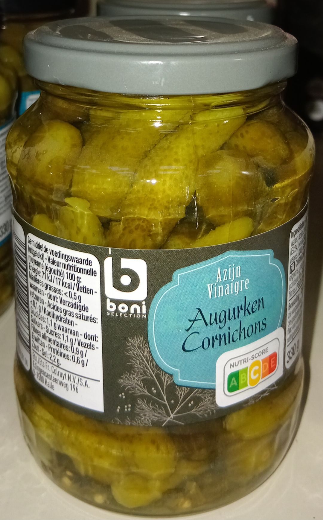 Boni Selection Cornichons 330/190gr