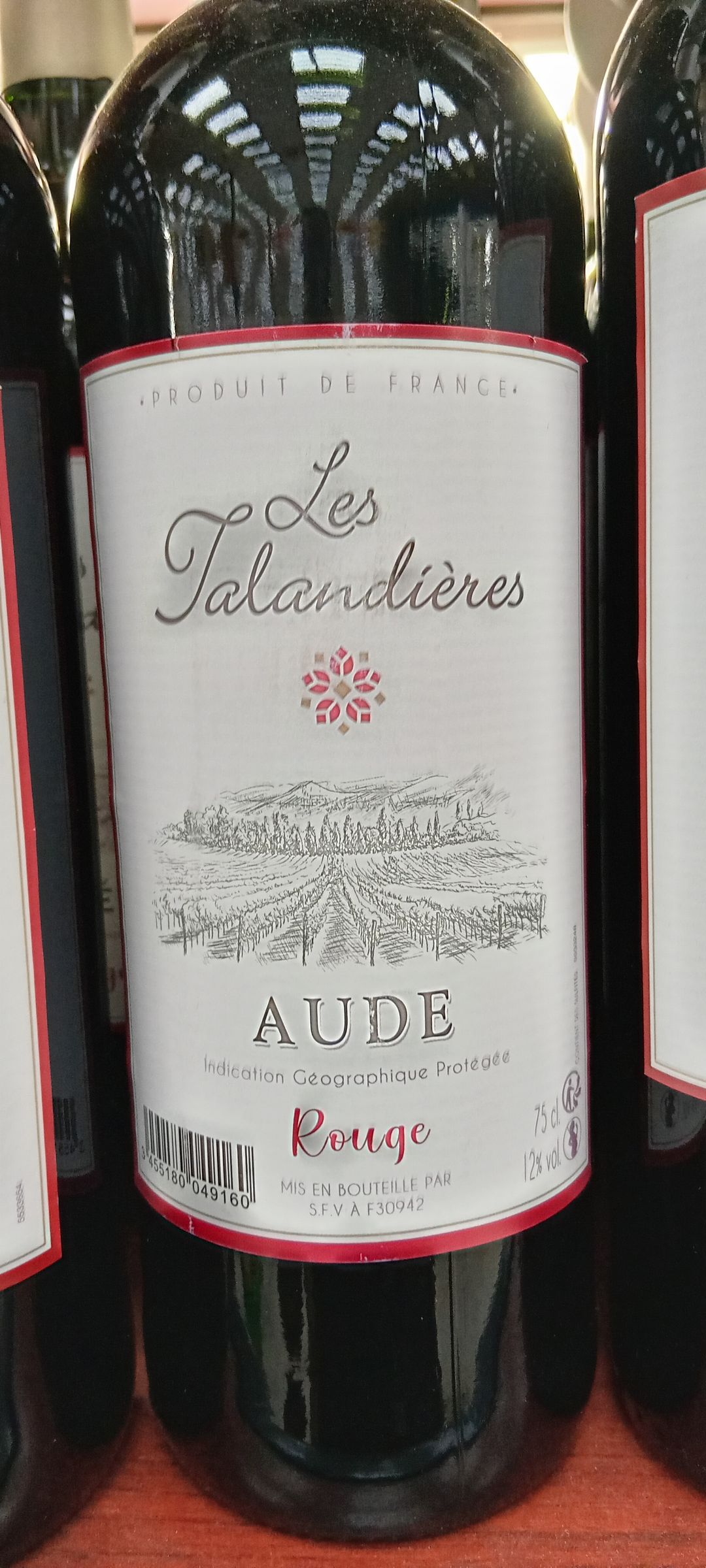 Les Taland. Aude Rouge 750ml