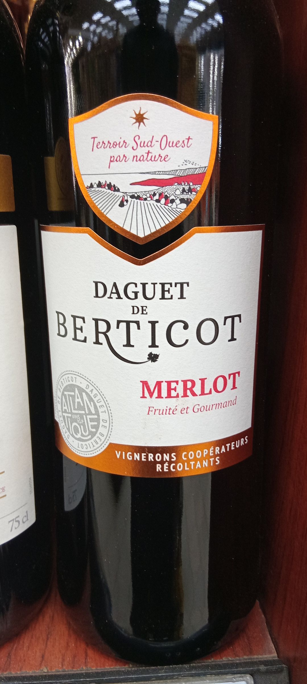 Daguet De Berticot Merlot Rouge 750ml