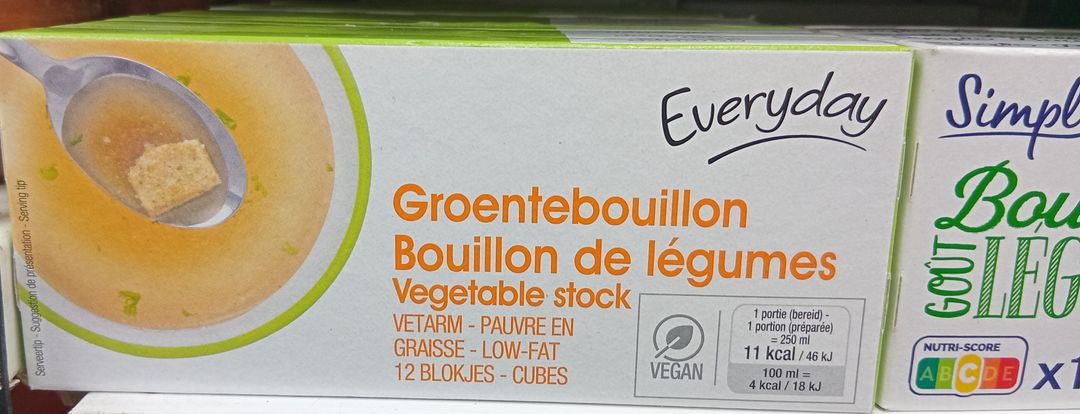 Everyd Bouillon De Légumes 12'S