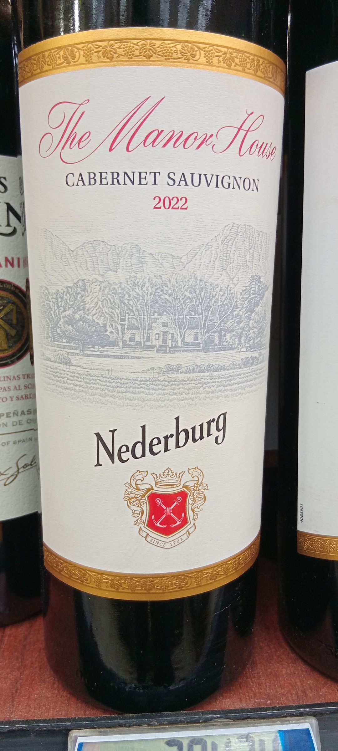 Nederb. Manor Cab/Sauv Red 750ml
