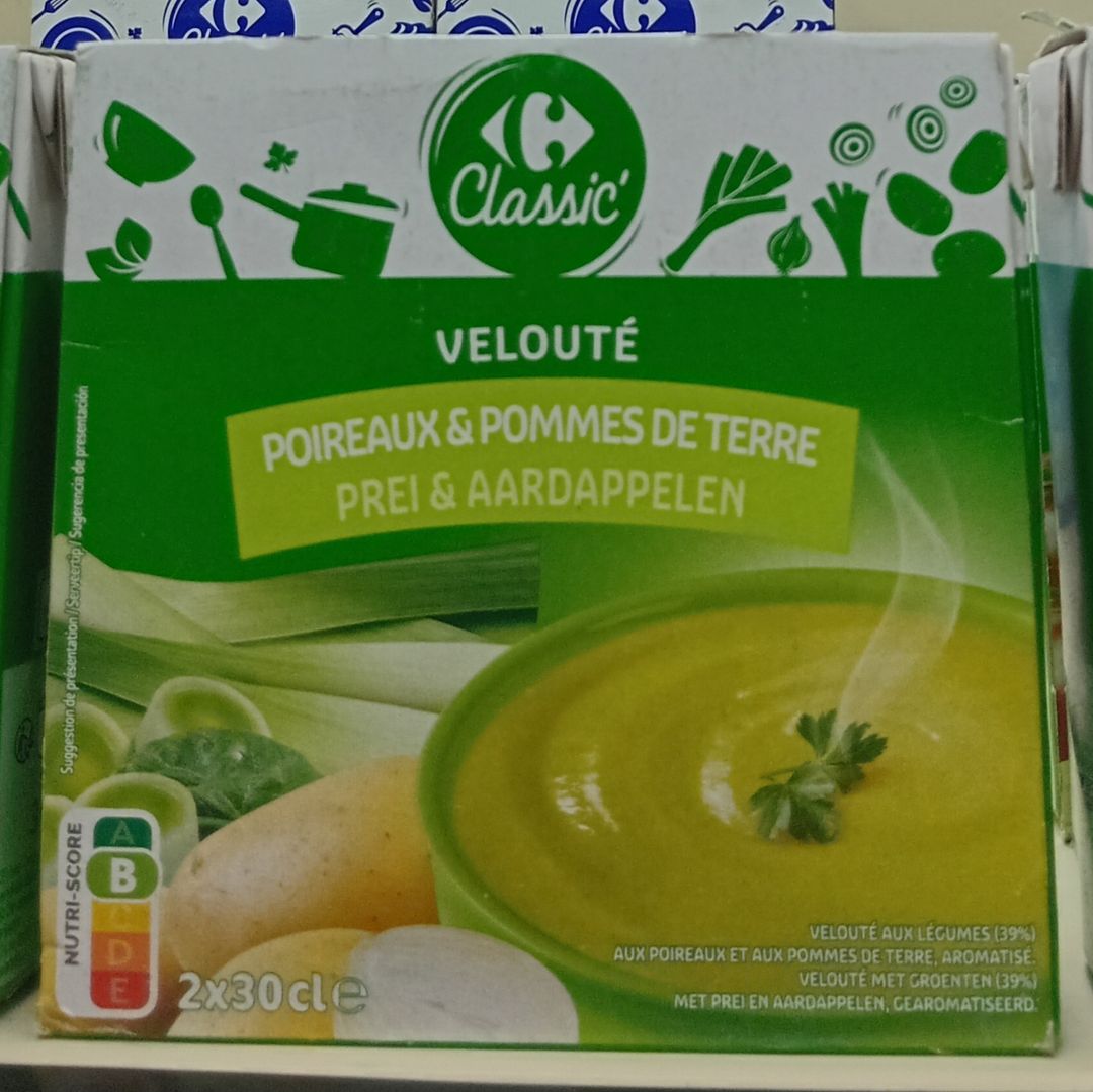 Crf Clas. Soupe Vel. Poireau/Pom. De Terre 2×