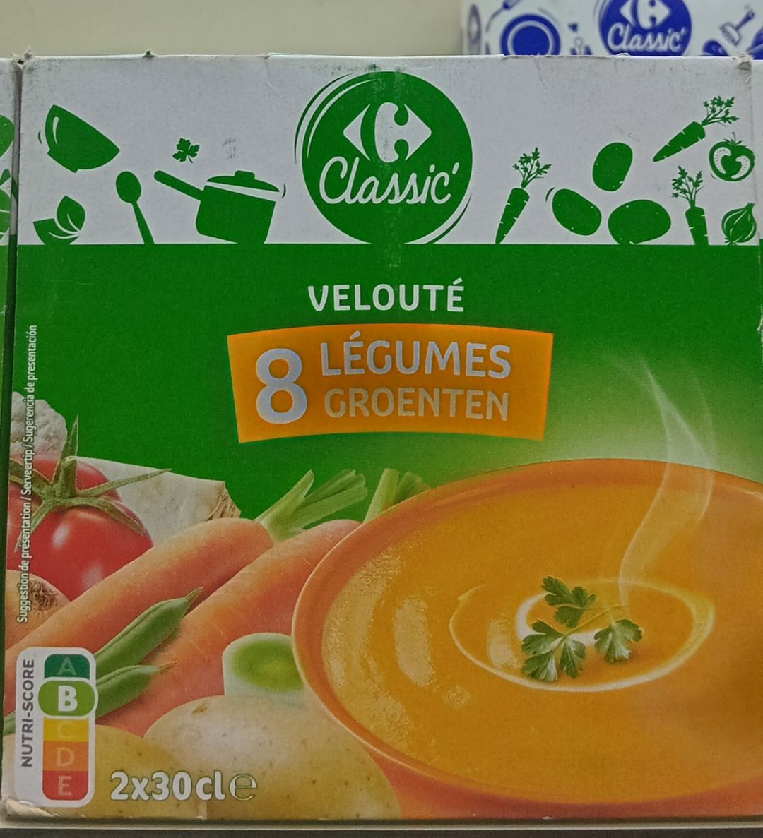 Crf Clas. Soupe Vel. 8legumes 2×300ml