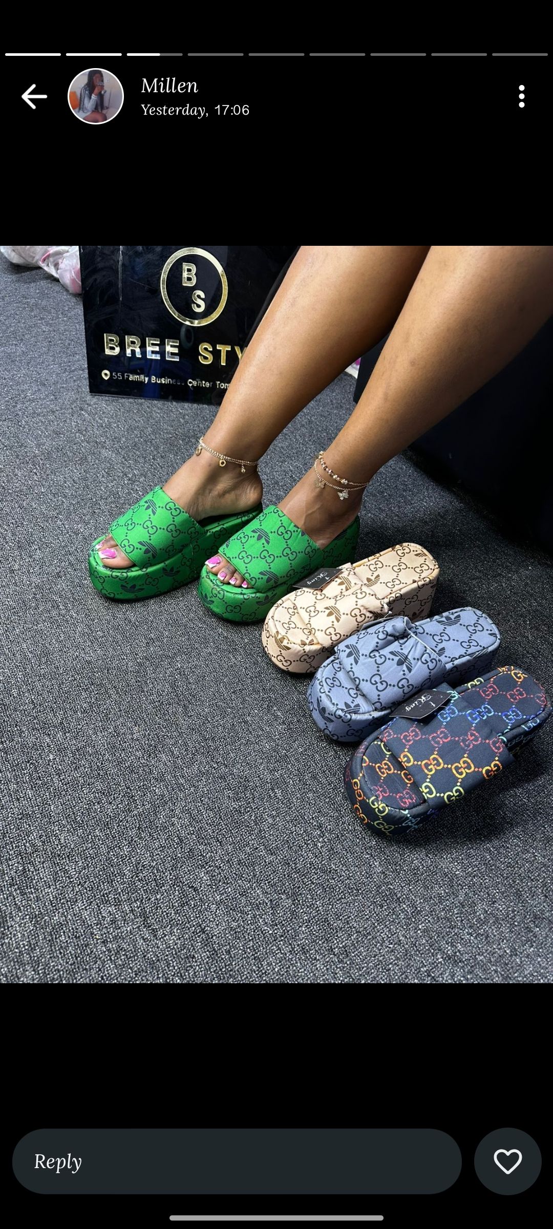 Gucci Chunky Wedge Sandals