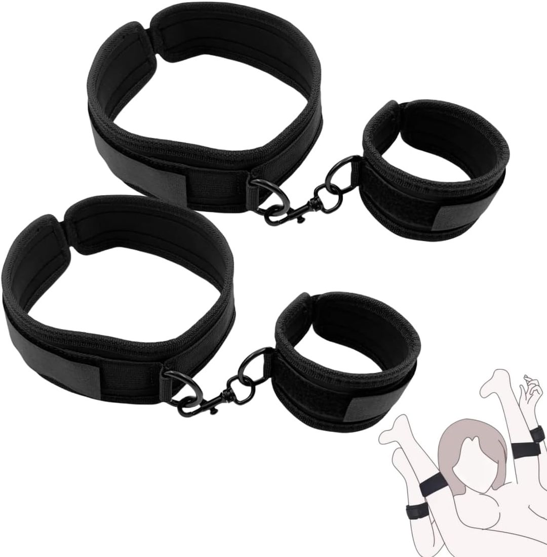 PUÑOS DE MUÑECA Y MUSLO BDSM
