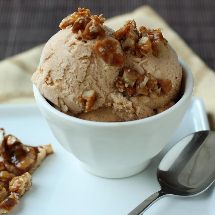 Ice Cream with Nuts