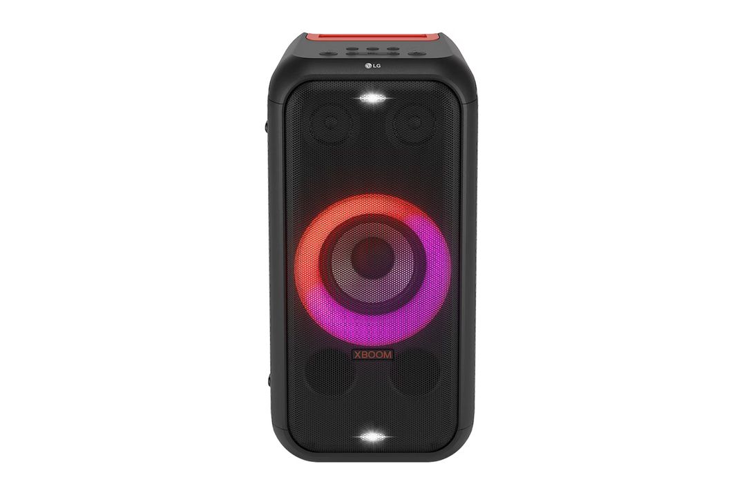 LG XBOOM XL5S | Enceinte Bluetooth Puissante | 200W | Jusqu'à 12h d'autonomie | IPX4 | Eclairage multicolore