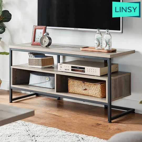LINSY TV STAND 3 SHELVES