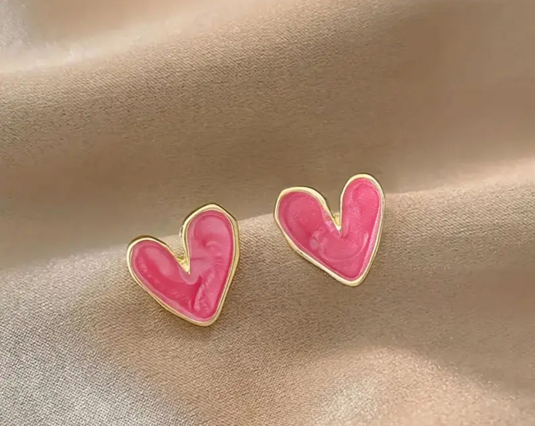 Pink earrings 