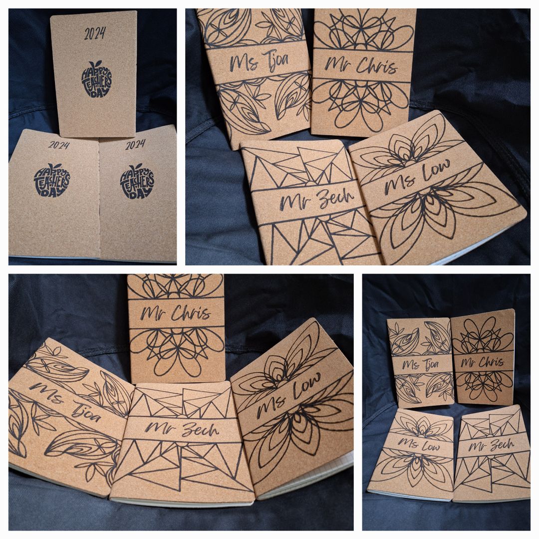 Personalised Cork Notebook