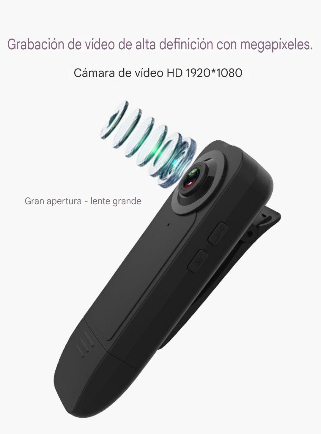 Cámara HD con detección de movimiento